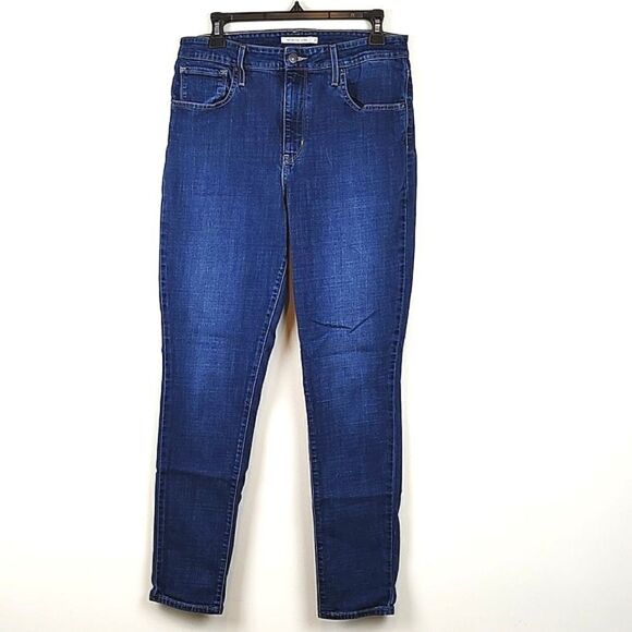 Levi Strauss 721 High Rise Skinny Denim Jeans Size 31 - Picture 1 of 9